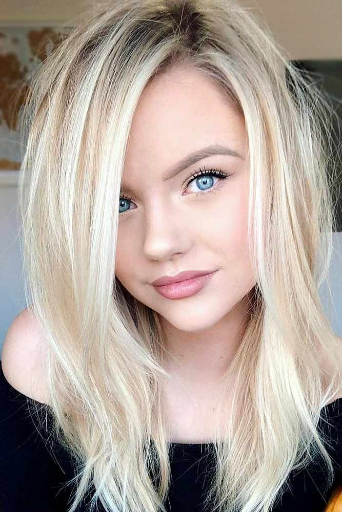 An Angelic Light Blonde Hair Color #blondehair #blondecolor #longhair #hairstyles #blueeyes Hair Colors For Blue Eyes, Blonde Hair Pale Skin, Bob Ombre, Pale Blonde Hair, Cool Blonde Hair Colour, Hair Pale Skin, Blonde With Blue Eyes, Blonde Hair Makeup, Platinum Blonde Hair Color