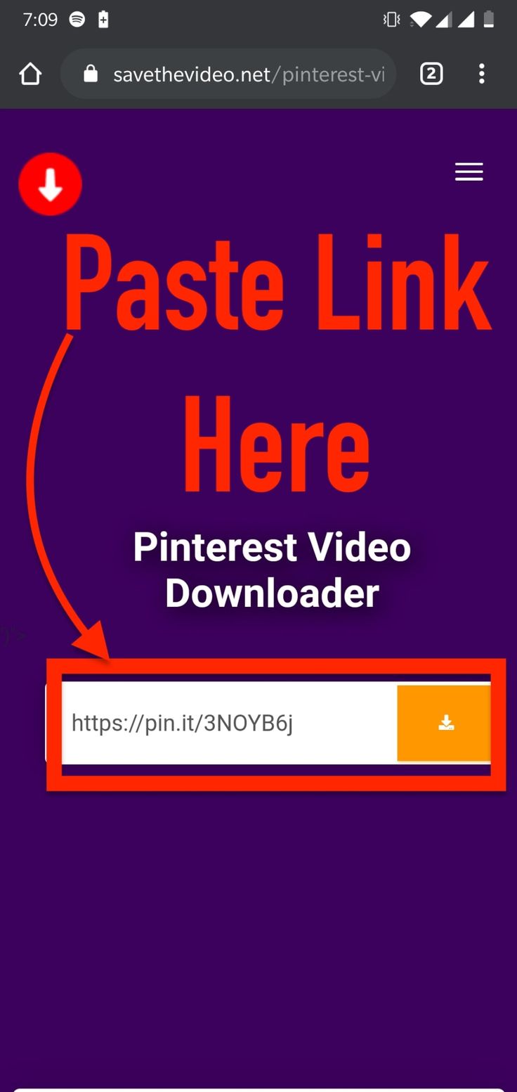 the paste link here button on an iphone