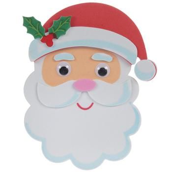 a close up of a santa claus face on a white background