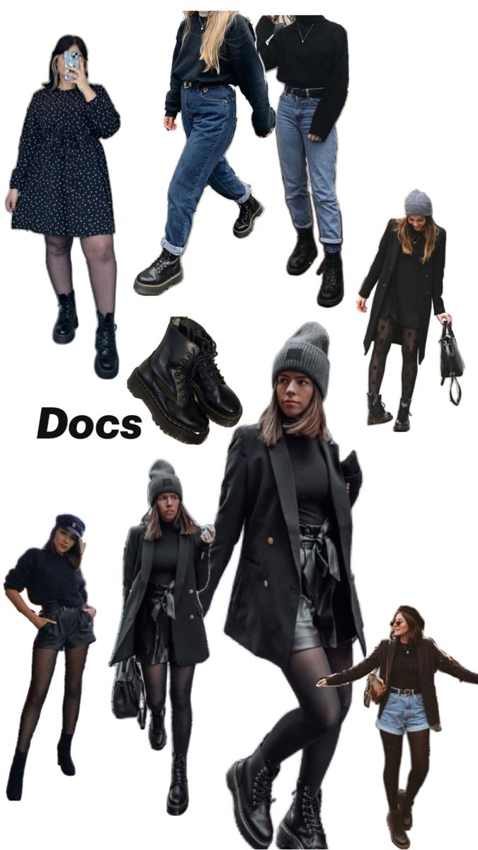 Doc Marten Boots Doc Martin Skirt Outfit Winter, Curvy Dr Martens Outfit, Doc Martins Skirt Outfit, Bethan Dr Martens Outfits, Feminine Doc Marten Outfits, Outfits With Platform Doc Martens, Dr Martens Boots Women Outfits, Outfits With Dr Martens Boots, Platform Dr Martens Outfit