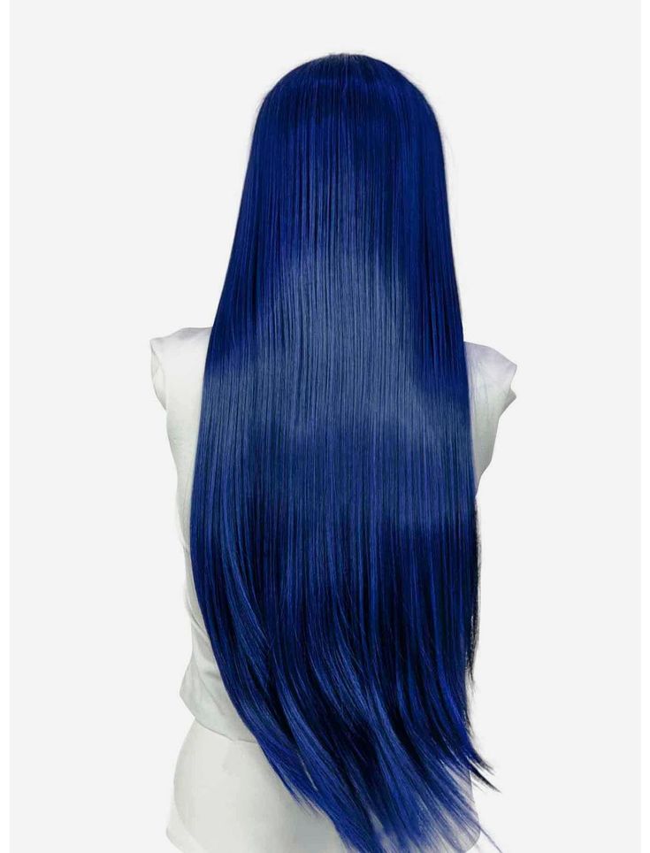 Home Halloween Costumes, Epic Cosplay, Synthetic Fiber, Show Off, Hot Topic, Lace Wigs, Blue Black, Wigs, Blue