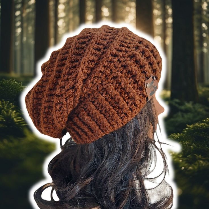 FREE U.S. SHIPPING!  INTERNATIONAL SHIPPING AVAILABLE.  ADD POM POM.  REQUEST DIFFERENT COLORS OR SIMPLE CHANGES EASILY IN THE PERSONALIZATION FIELD.  NO CUSTOM ORDER NEEDED! Thick ribbed and stretchy brim hat with soft and textured ribbed top... much like a slouchy beehive!  Select this coffee color or choose your own.  Hand crocheted.  Medium weight - not to hot, not too cold.  All-Gender.  Customizable at no extra cost!  No custom order needed; just use the color charts in the photo section a Cheap Fall Beanie Hat, Cheap Brown Casual Crochet Hat, Cheap Brown One Size Beanie, Affordable Adjustable Brown Beanie, Affordable Adjustable Brown Crochet Hat, Cheap Brown Crochet Hat, Bohemian Hand Knitted Beanie For Fall, Bohemian Knitted Beanie For Fall, Crochet Hats For Fall, One Size