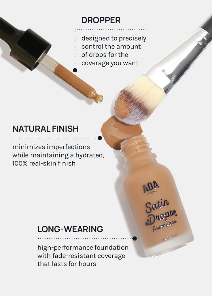 Control your coverage with AOA Satin Drops Foundation! Start with a few drops all over the skin + blend. Then, add more drops + continue blending. Less drops = sheer coverage. More drops = Full coverage. Why We Love This:❣️ Lightweight❣��️ Natural, satin finish that never feels heavy❣️ Buildable, customizable coverage❣️ Long-wearing Non-toxic • Vegan • Cruelty-freeNet Wt 0.64 fl oz / 19 ml Bottle may appear a lighter shade than the actual product. Please reference swatches for shade match. You can Feels Heavy, 1 Dollar, Perfect Skin, Liquid Foundation, Satin Finish, Cruelty Free, The Skin, Foundation, Shades