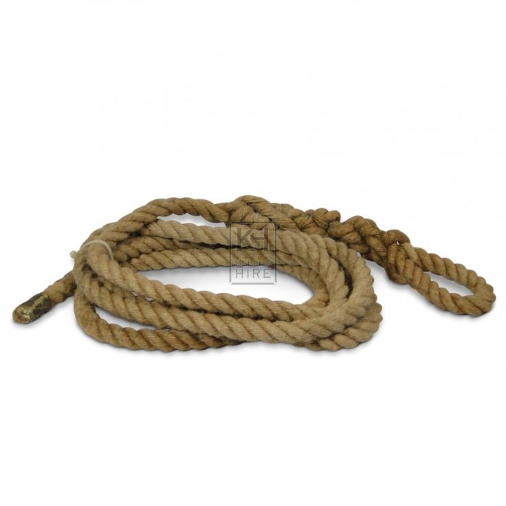 a rope on a white background