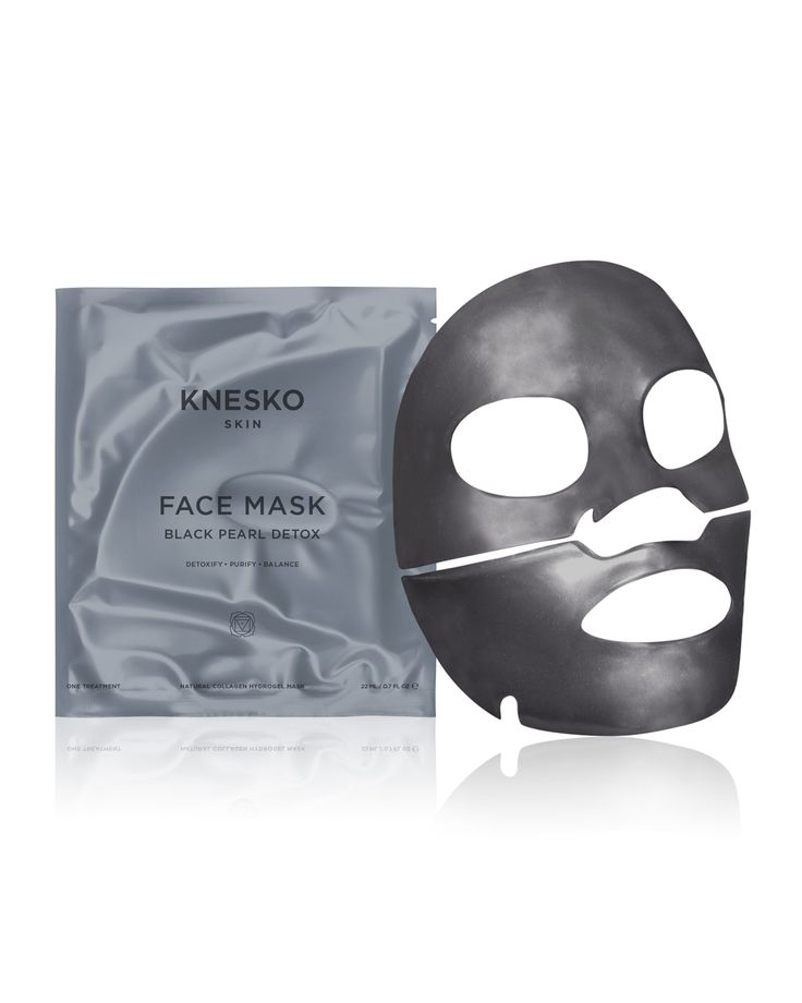 Detoxifying Hydrating Purifying Pore-Minimizing Anti-Inflammatory Balancing Exfoliating Age-Defying | Knesko Skin Black Pearl Detox Face Mask Collagen Masks, Coffee Seed, Skin Face Mask, Collagen Mask, Jaw Line, Trendy Face Masks, Black Pearls, Face Mask Black, Marine Collagen