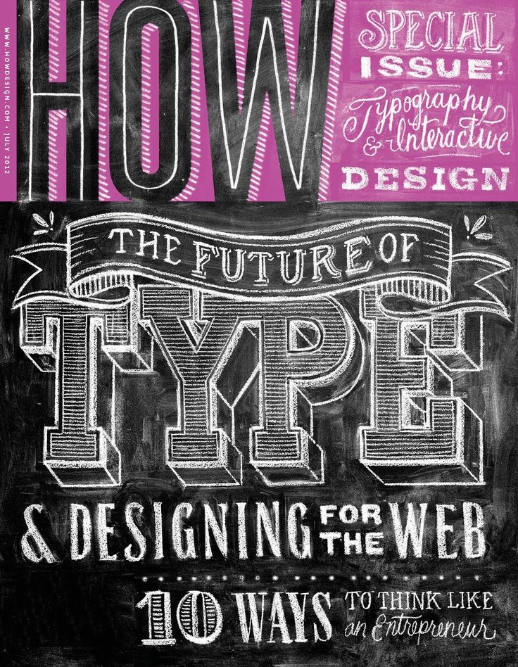 the cover of how the future type and designing for the web 10 ways to think like an