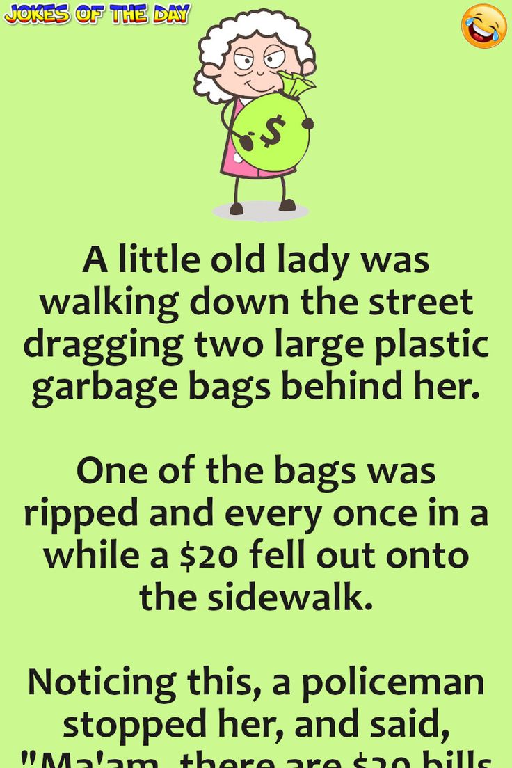 an old lady is walking down the street dragging two large plastic garbage bags behind her