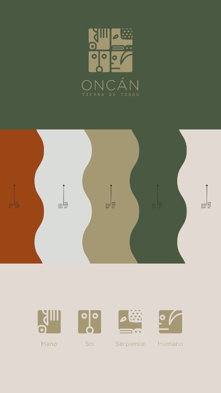 the logo for an artisan business is shown in three different colors and font options