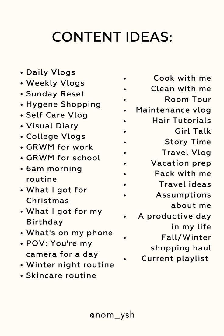 the contents of a printable product list for content ideas, including an advertiser's description