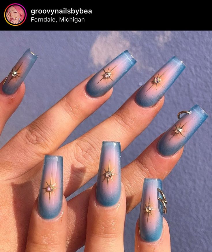 Groovy Nails, Airbrush Nails, Grunge Nails, Her Nails, Classy Acrylic Nails, Peachy Keen, Cute Summer Nails, Bling Acrylic Nails, Glam Nails