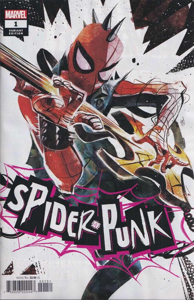 the cover to spider - punk 1