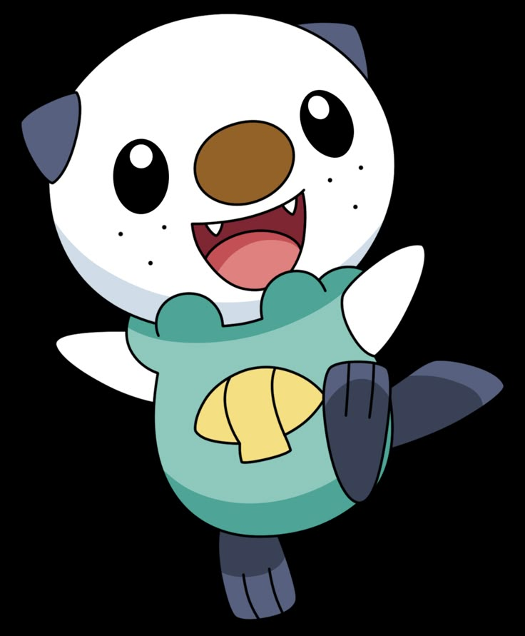 a cartoon character with an open mouth and big eyes, holding a stuffed animal in his arms