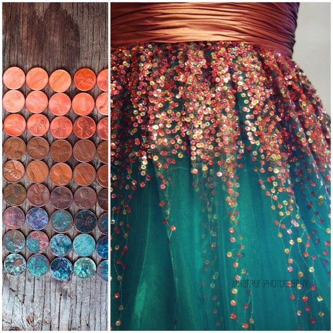 splendid actually: 365 01/24 Organize Seasonal Decor, Copper Colour Palette, Teal Inspiration, Teal Outfits, Copper Dress, Color Palette Challenge, Color Schemes Colour Palettes, Copper Wedding, Teal Dress