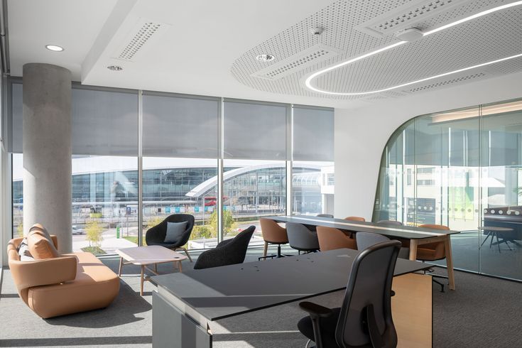 Dublin airport central is illuminated with Tracker light by Intra lighting. Fluid Architecture, Cloud Office, Modular Lounge, Travel Retail, Dublin Airport, Modular Lounges, Recessed Downlight, Office Photo, Design A Space