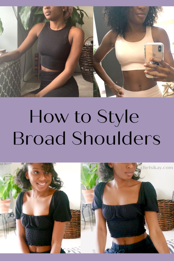 Clothes For Broad Shoulders, Outfits For Wide Shoulders, Style Broad Shoulders, Broad Shoulder Women Outfits, Broad Shoulder Women, Dresses For Broad Shoulders, Triangle Body Shape Outfits, Triangle Outfits, Inverted Triangle Outfits