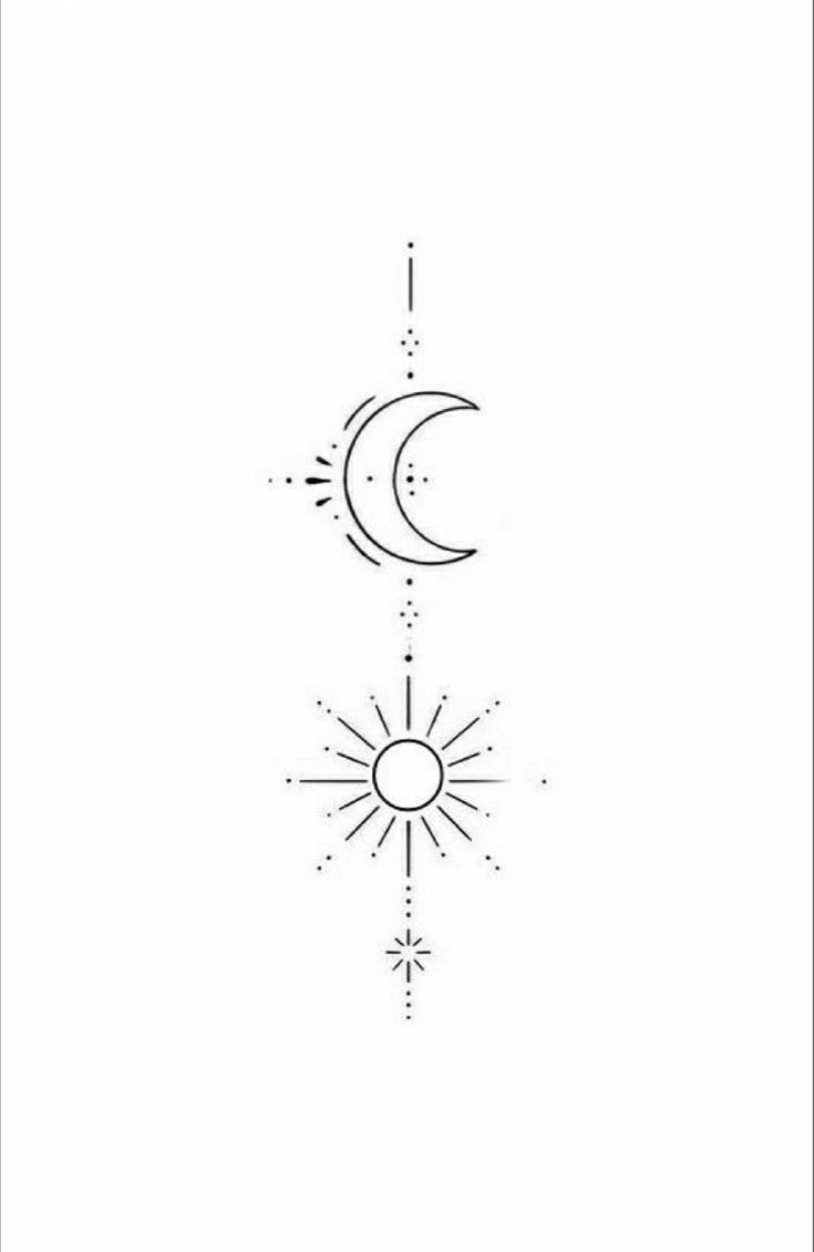 the sun and moon are connected to each other