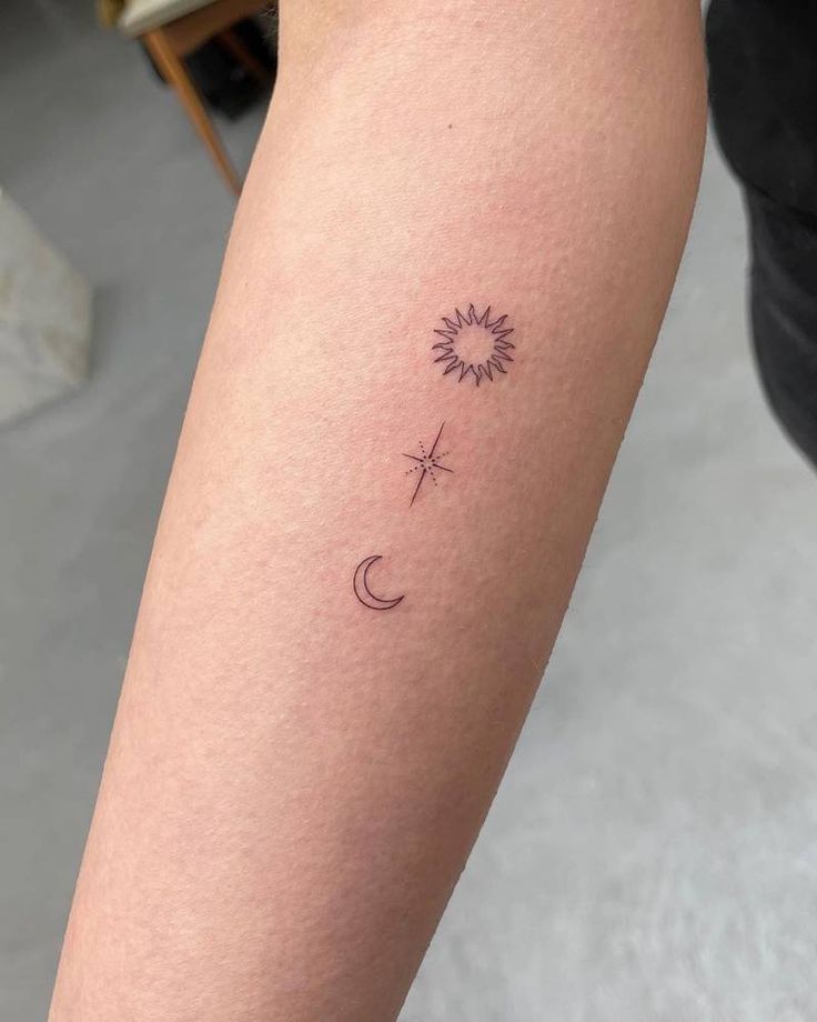 a woman's arm with a tattoo on it and a sunflower in the middle