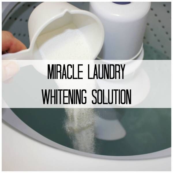 a person pouring white liquid into a dryer with the words, michael laundry whitening solution