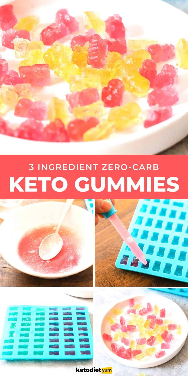 some gummy bears are being made into keto gummies for kids to eat