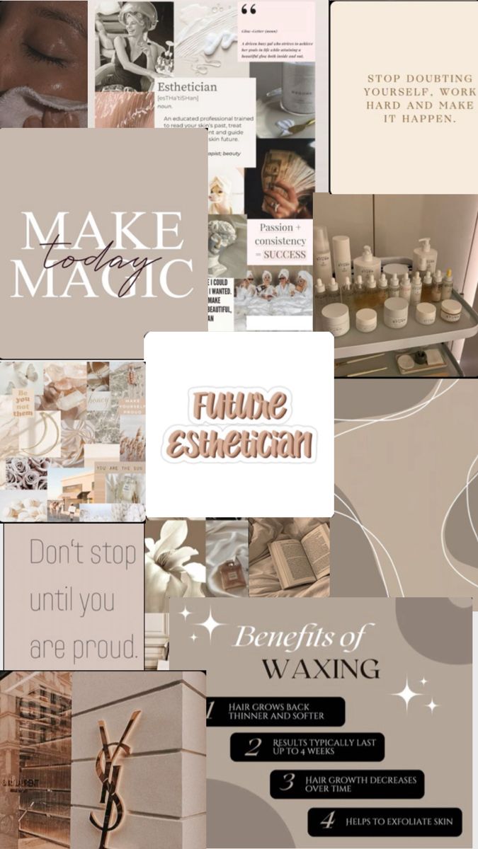 Esthetician Aesthetic Vision Board, Esthetician Mood Board, Esthetician Wallpaper, Esthetician Tools, Aesthetician Aesthetic, Esthetician Aesthetic, Estie Bestie, Esthetician Inspiration, Future Board