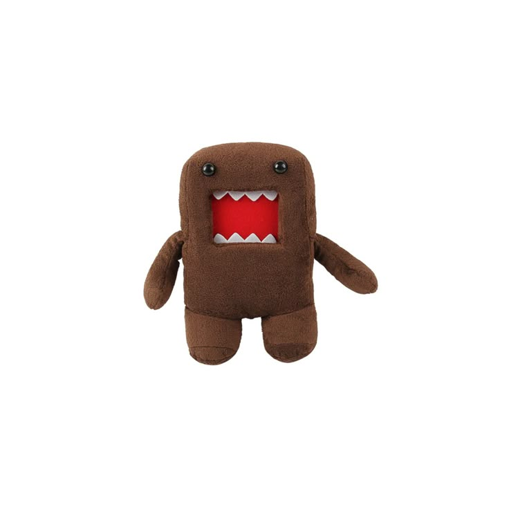 a brown stuffed animal with its mouth open