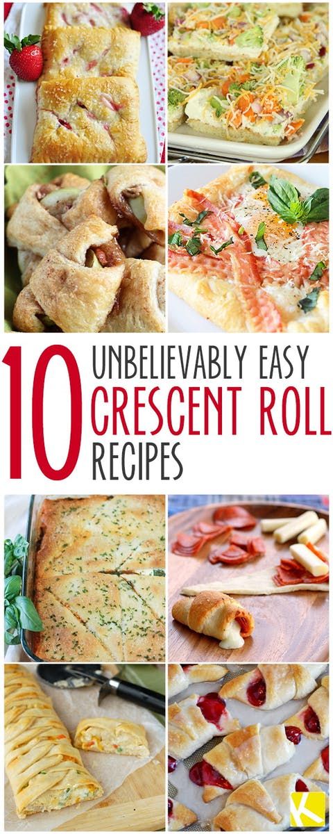 10 unbelevbly easy crescent roll recipes that are perfect for lunch or dessert