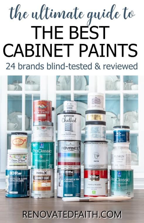 the ultimate guide to the best cabinet paints