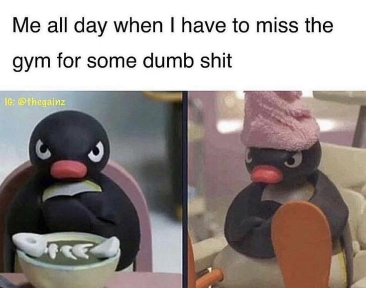 two pictures one with an angry penguin and the other with a bowl of soup in it