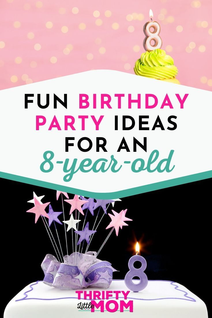 Plan an awesome birthday party for kids with these fun ideas. Whether you want to have an outdoor party at home in your own backyard or go to a fun location, these decorations, activities, and simple food ideas are perfect for boys and girls to celebrate their 8th birthday! 8yr Birthday Party Ideas, Girls Home Birthday Party Ideas, 8 Birthday Theme, Party Ideas For 8 Year Girl, Turning 8 Birthday Ideas, Eighth Birthday Party Girl, 7 Year Birthday Party Ideas At Home, 8th Birthday Party Ideas For A Girl, Its Great To Be 8 Birthday Party