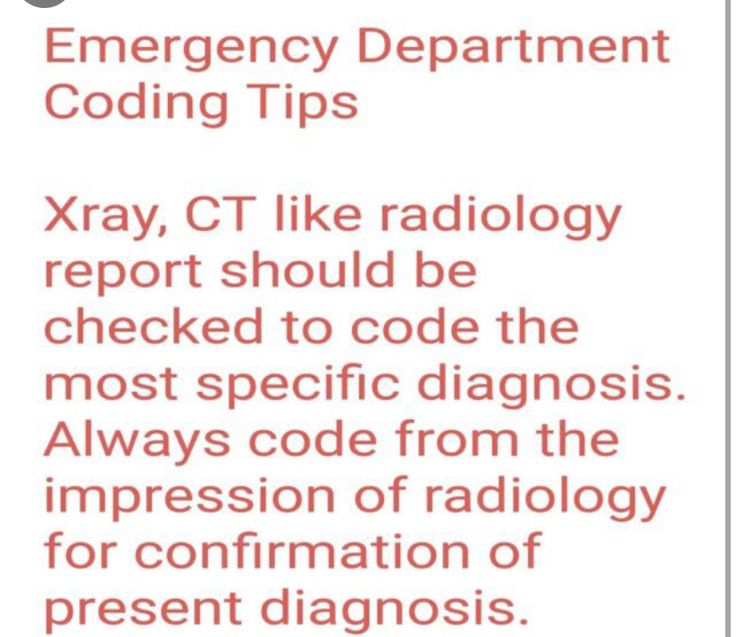 an emergency warning sign with the words emergency department codeing tips and instructions on it