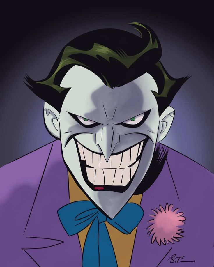 an animated image of the joker from batman