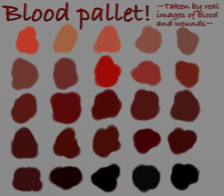 blood pallet is the only thing that can be seen in this image, it looks like