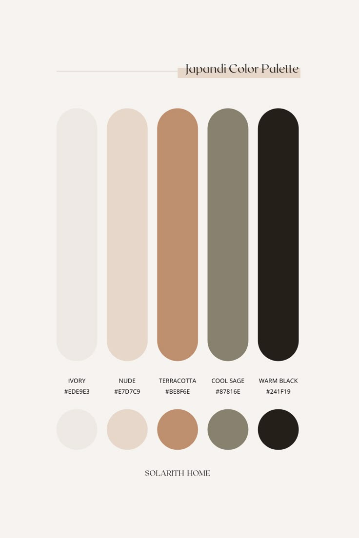 the different shades of neutral and black