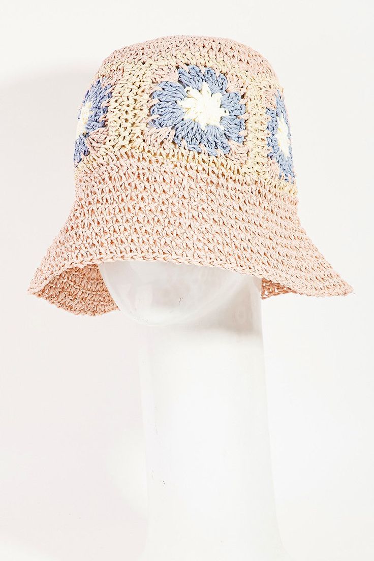 Shade yourself from the sun and turn heads with this one-of-a-kind SUNNI DAY Crochet Straw Hat! Featuring an eye-catching array of warm hues, this whimsical hat is sure to add some fun to any outfit and give your look a unique bohemian touch! Hot days never looked so good! Size M (56-58)cm Crochet Bucket Hat, Hats For Sale, Hot Days, Straw Hat, Summer Sale, Bucket Hat, Straw, The Sun, Turn Ons