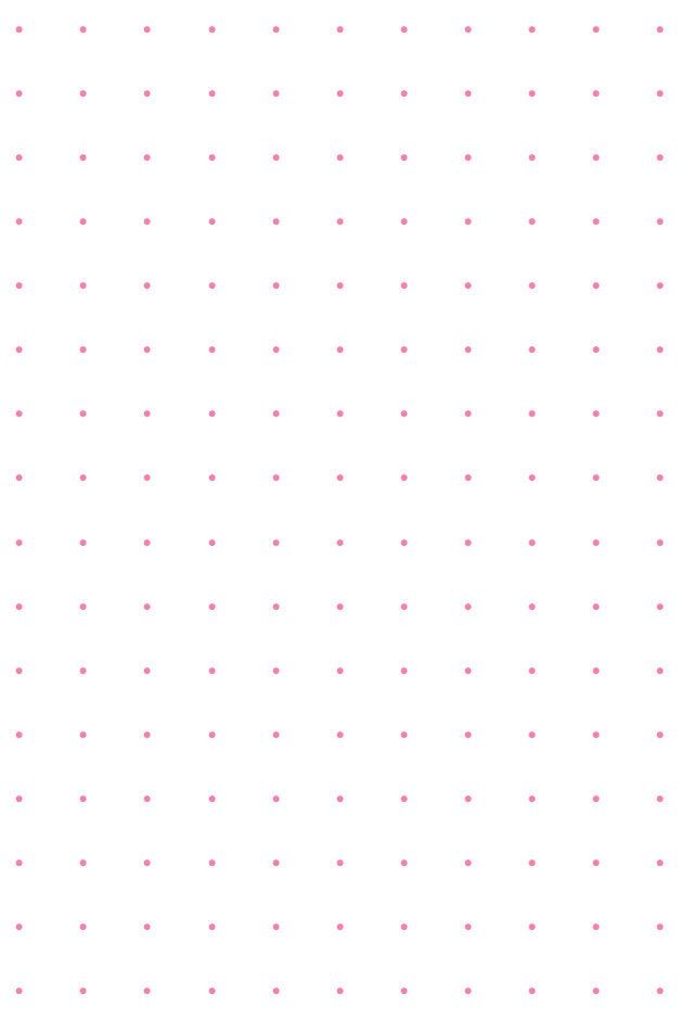 a white background with pink polka dots