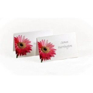 two greeting cards with pink flowers on them