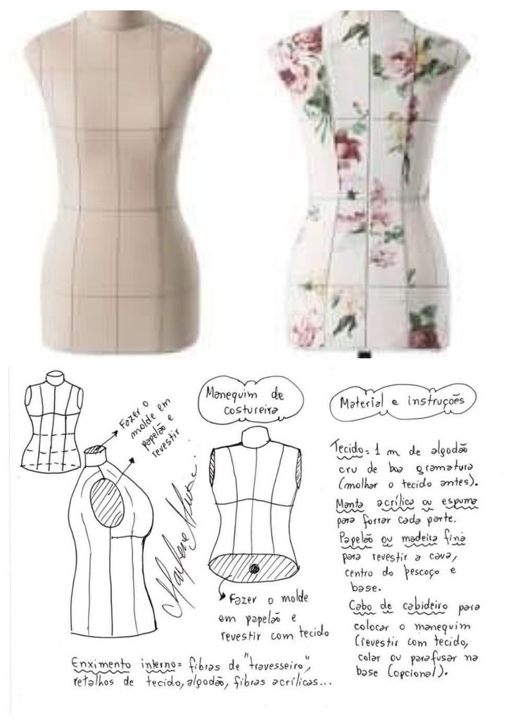 the back and side view of a dress with flowers on it, as well as instructions for