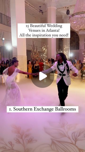 a man and woman dancing in a ballroom with the caption saying, southern exchange ballrooms