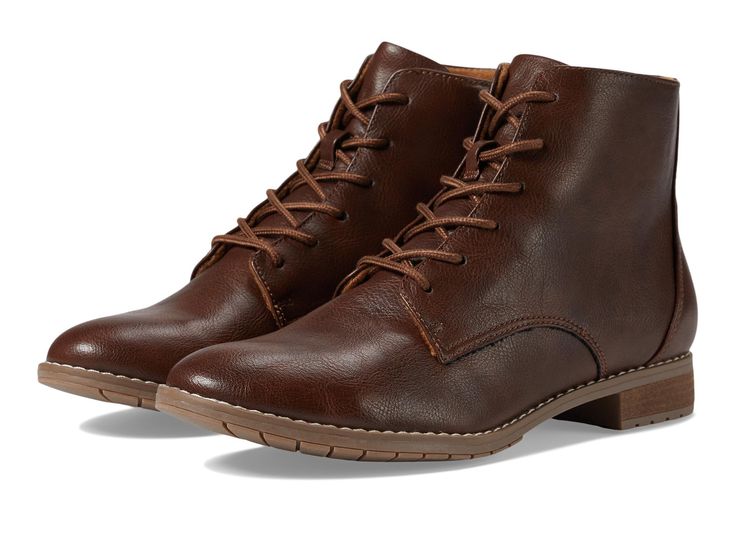 PRICES MAY VARY. Soft Manmade Upper Adjustable Laces Inside Zipper Flexible Outsole Brown Boots Nordstrom, Women's Brown Boots, Womens Brown Boots, Brown Boots Women, Womens Combat Boots, Leather Boots Women, Ankle Bootie, Boots Women, Brown Boots