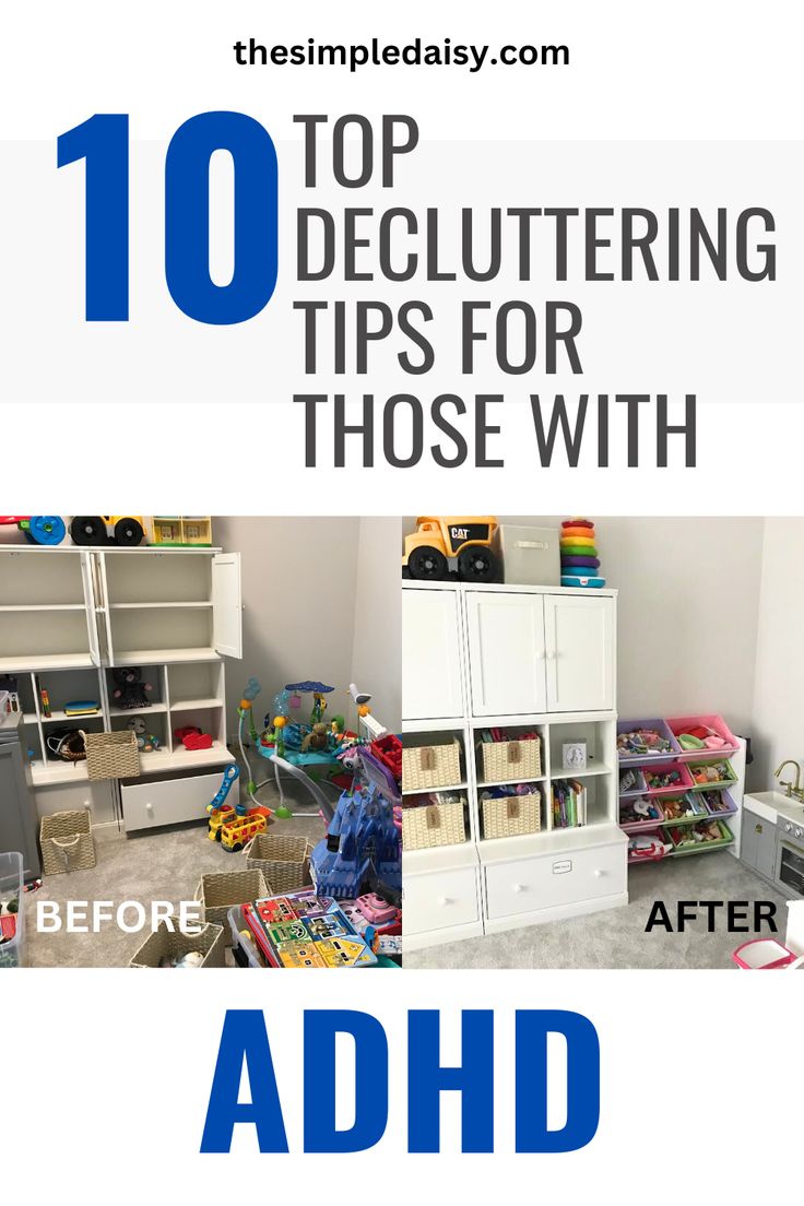 There is a right and wrong way to declutter if you have ADHD. Here are 10 tips for decluttering your home with ADHD. Avoid getting overwhelmed by following these steps. As a professional organizer with ADHD, I have found that there are some steps you can take to ensure that your decluttering efforts are successful. Unpacking After Moving, Clean Clutter, Remove Clutter, Minimalist Living Tips, Declutter Checklist, Declutter Home, Getting Rid Of Clutter, Declutter Your Life, Kitchen Organization Pantry