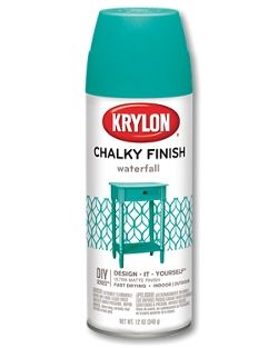 krylon wax coating spray for furniture with brown stain on the top and bottom