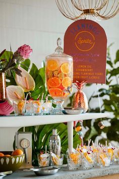 an assortment of candies and sweets on a table