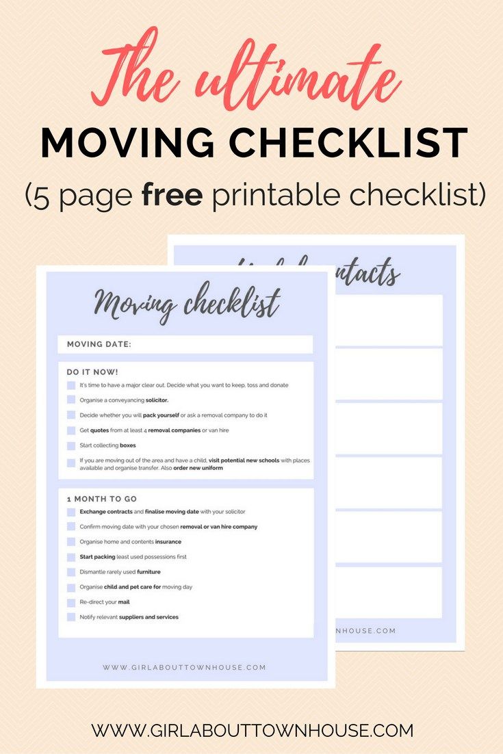 the ultimate moving checklist is here to help you get ready for your next move