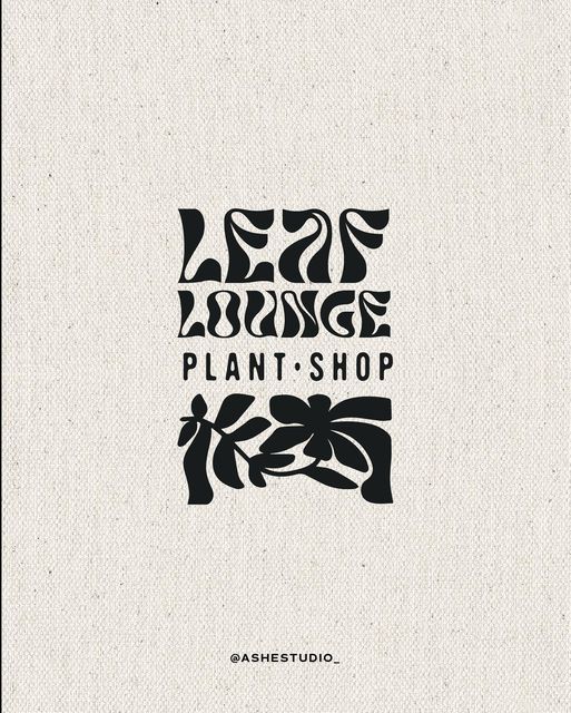 an advertisement for a plant shop with the words love lounge and plant shop on it