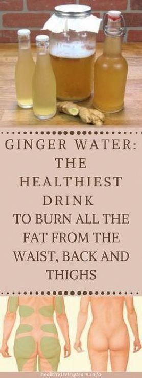 Ginger Water, Ginger Benefits, Health Tips For Women, Healthy Drinks Recipes, Fat Burner Drinks, Health Drink, Health Info, Natural Medicine, Health Remedies