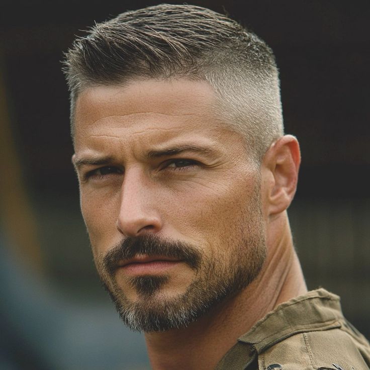 Modern Haircuts for 40-Year-Old Men: Stylish Edgy Looks Men S Haircut Short, Beard Hairstyles For Men, Modern Men’s Haircuts, Cool Short Haircuts Men, Hair Beard Styles For Men, Men Haircut Styles With Beard, Stylish Men Haircuts, Hairstyle For Men With Thinning Hair, Crew Cut Haircut Men Short