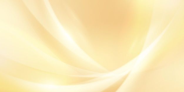 an abstract yellow background with smooth lines and curves in the center, as well as blurry fabric