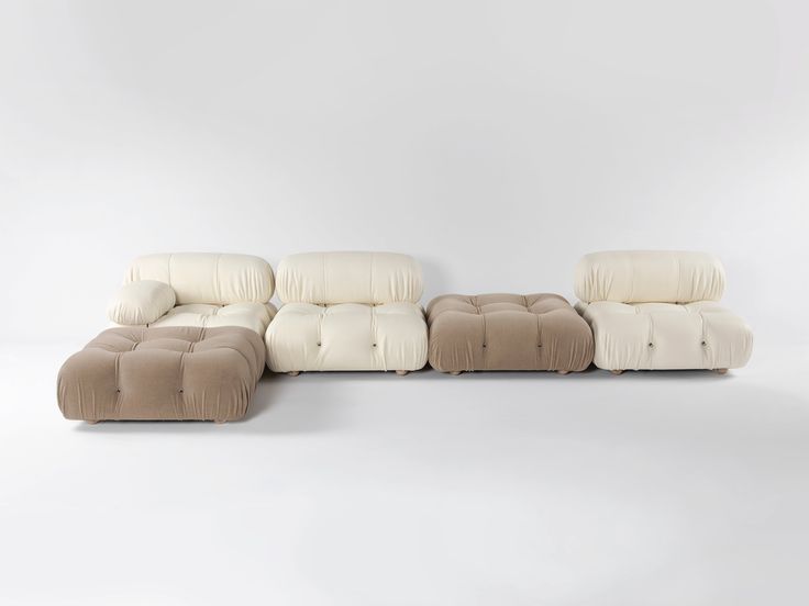 Camaleonda Sofa Sectional - Italian Luxury Interiors Camaleonda Sofa, Modern Japandi, Soft Furniture, Mario Bellini, Soft Sofa, Sofa Sectional, Row House, Contemporary Classic, Furniture Upholstery