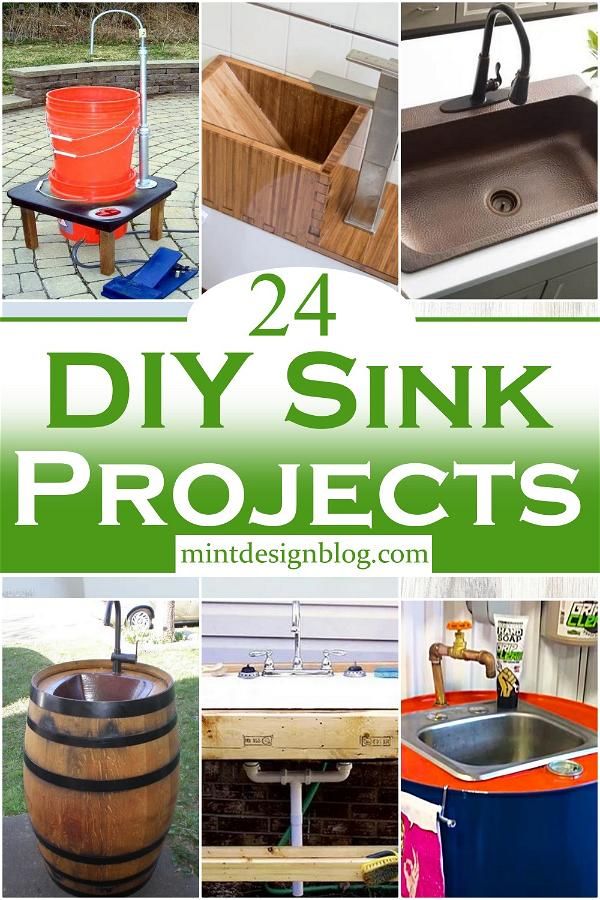 24 diy sink projects that are easy to make and great for the homeowner