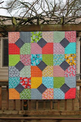 an image of a colorful quilt on the app store's web page, which is showing